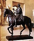 Famous Louis Paintings - Equestrian statue of Louis XV
